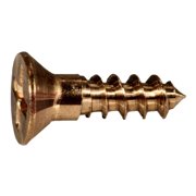 #6 x 1/2" Silicon Bronze Phillips Flat Head Wood Screws 12 pcs.