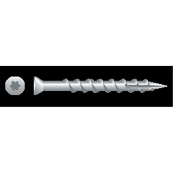 6 x 1.25 in. Phillips Bugle Head Screws Coarse Thread W.A.R. Coated Box of 8 000