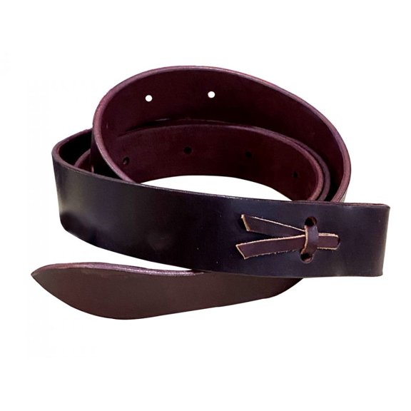 6' x 1 3/4" Burgundy Leather Latigo Tie Strap