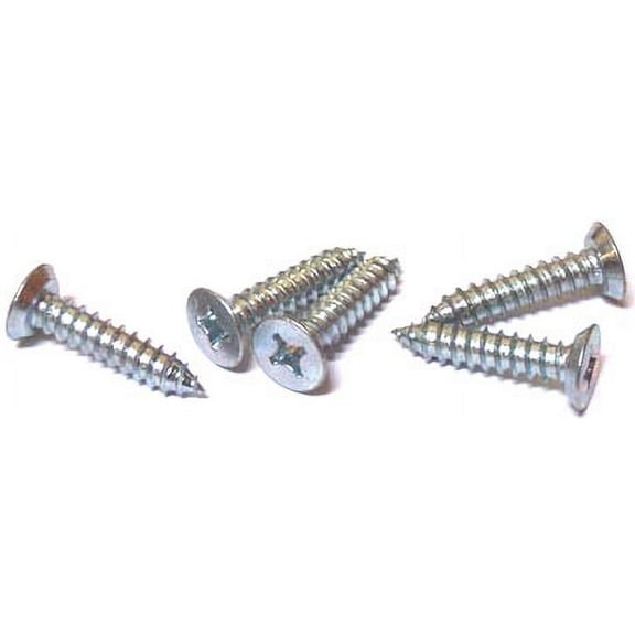 #6 x 1/4" Type AB Self-Tapping Screws / Phillips / Flat Undercut Head / 18-8 Stainless Steel - 5000 Piece Carton