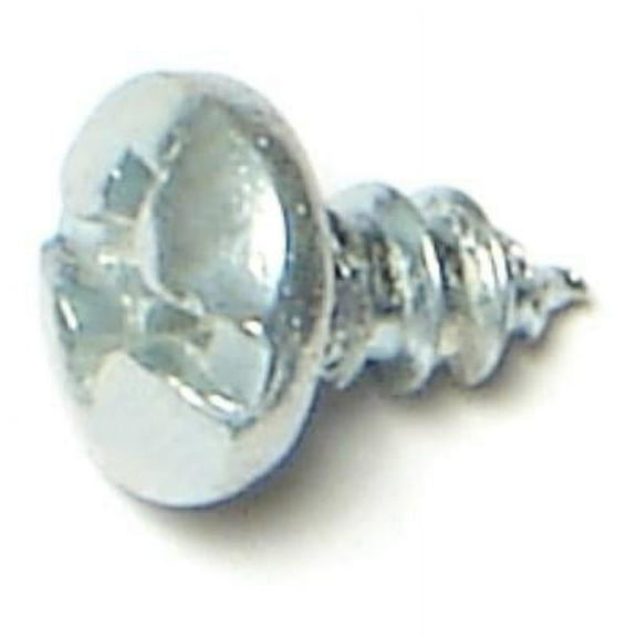 #6 x 1/4" Zinc Plated Steel Combo Pan Head Sheet Metal Screws (100 pcs.)