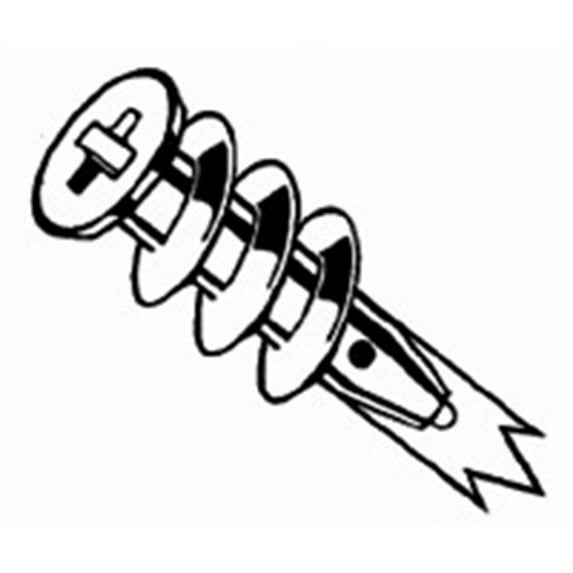 #6 x 1-5/16" Plastic E-Z Ancors Wall Anchors WAP-024 (100 pcs)