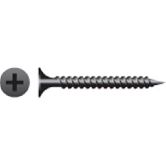 6 x 1 in. Phillips Bugle Head Screws Fine Thread Phosphate Coated Box of 10 000