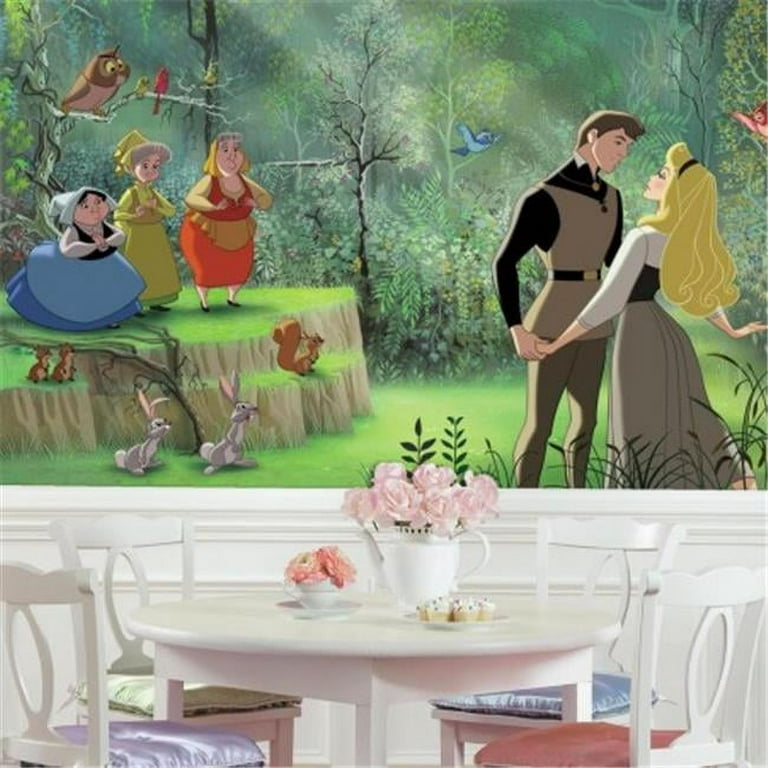 Sleeping beauty store wallpaper