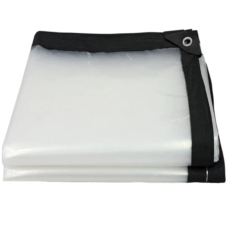 Heavy Duty Silver Tarp – 8 Mil Polyethylene, Waterproof & UV Resistant, 16.5x20 FT With Grommets