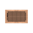 thumbnail image 1 of 6" x 10" Copper Plated Rockwell Style Floor Register - Decorative Vent Cover, 1 of 5