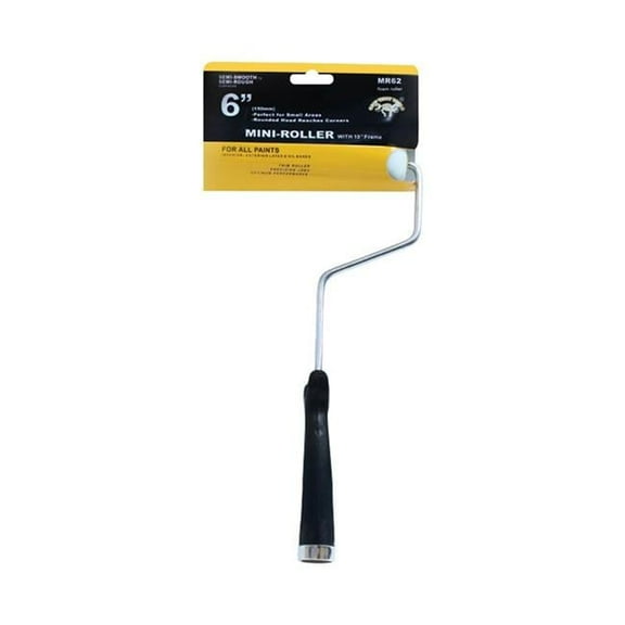 6 x 10 in. Handle Mini Paint Roller Frame with Foam Roller Cover