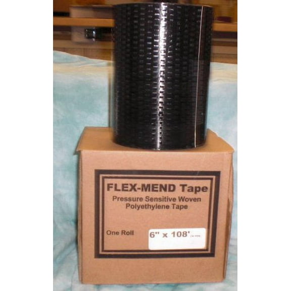 6 x 108' Mobile Home Flex Mend Belly Bottom RepairFix Underbelly Holes & Rips