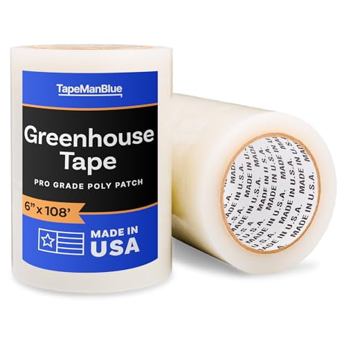 6" x 108' Roll of Greenhouse Repair Tape, Made in USA, Heavy Duty ...