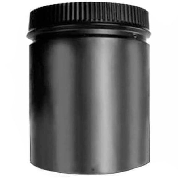 6'' x 12'' DSP Double Wall Black Stovepipe - DSP-6P12