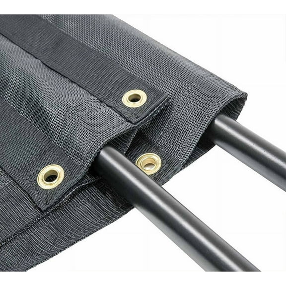 6' x 14' Dump Truck Vinyl Coated Mesh Tarps Cover with 5 Inch 18oz Double Pocket