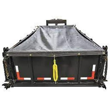 6 x 14 ft. Black Mesh Tarp Roller Kit