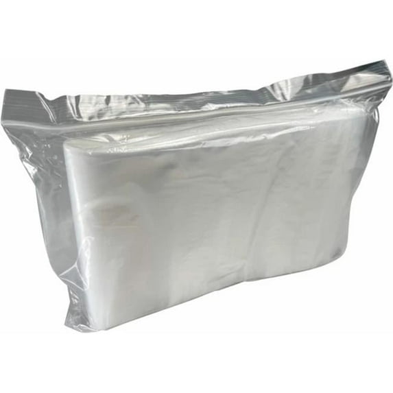 6 x 15 in. 2 Mil Zip Locking Low Density Polyethylene Bags, Clear - Pack of 1000