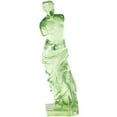 thumbnail image 1 of 6" x 18" Green Resin Tinted Woman Sculpture, by DecMode, 1 of 9