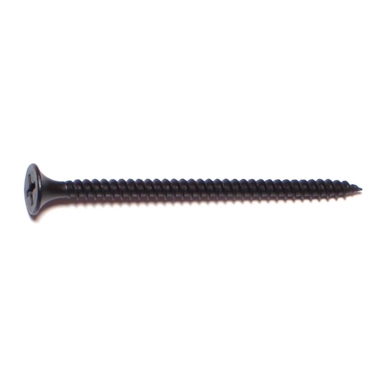 #6 x 2-1/4" Black Phosphate Steel Fine Thread Phillips Bugle Head Drywall Screws DWSCR-125