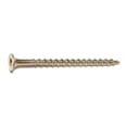 thumbnail image 1 of #6 x 2-1/4" Zinc Plated Steel Coarse Thread Bugle Head Square Drive All Purpose Screws MMSBS-052, 1 of 1
