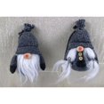thumbnail image 1 of 6 x 2.62 x 2.62 in. Black & Gray Boy & Girl Hanging Gnomes, 1 of 1