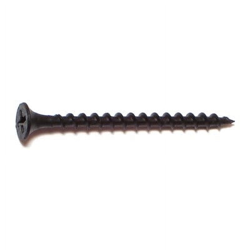 3500 Phillips Bugle Head #8 X 2 Inch Drywall Screws – Coarse Thread, Plain Black, Lexar Industrial