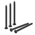 thumbnail image 1 of #6 x 2" Phillips Pan Head Self-tapping Screw, 100pcs - 304 Stainless Steel Round Head Wood Screw (Black), 1 of 6