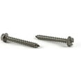 thumbnail image 1 of #6 x 2" Type A Self-Tapping Screws / Slotted / Hex Washer Head / Steel / Zinc - 3000 Piece Carton, 1 of 1