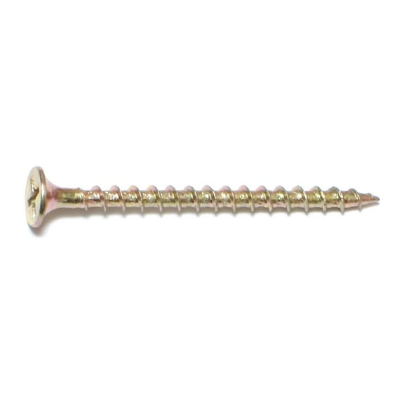 #6 x 2" Zinc Plated Steel Coarse Thread Phillips Bugle Head All Purpose Screws MMSBS-043
