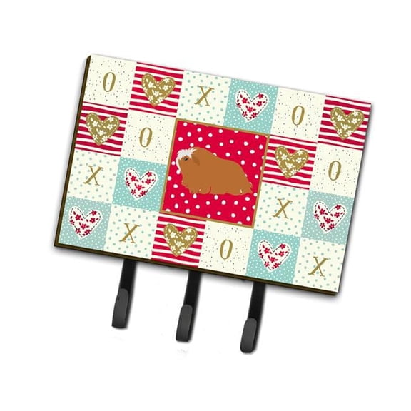 6 x 2 x 9 in. Peruvian Guinea Pig Love Leash or Key Holder