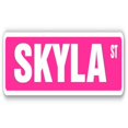 thumbnail image 1 of 6 x 24 in. Childrens Name Room Decal Street Sign - Skyla, 1 of 1