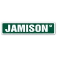 thumbnail image 1 of 6 x 24 in. Childrens Name Room Street Sign - Jamison, 1 of 1