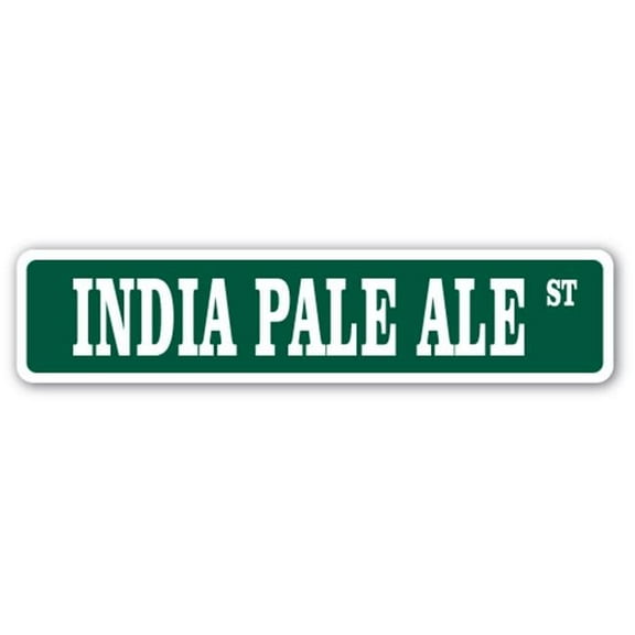 6 x 24 in. India Pale Ale Street Sign
