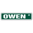 thumbnail image 1 of 6 x 24 in. Owen Street Sign, 1 of 1