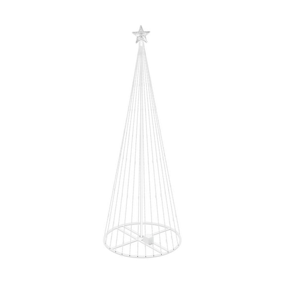 6' x 28" LED 200 CoolWht Light Show Tree