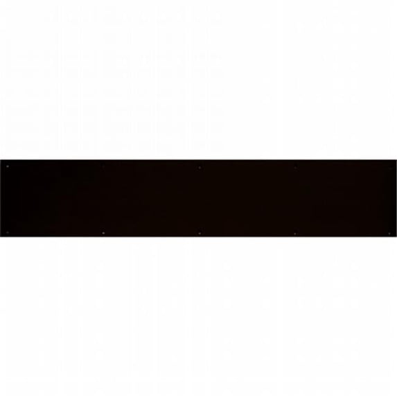 6 x 28 in. Screw Mount Dark Bronze Aluminum Kick Plate