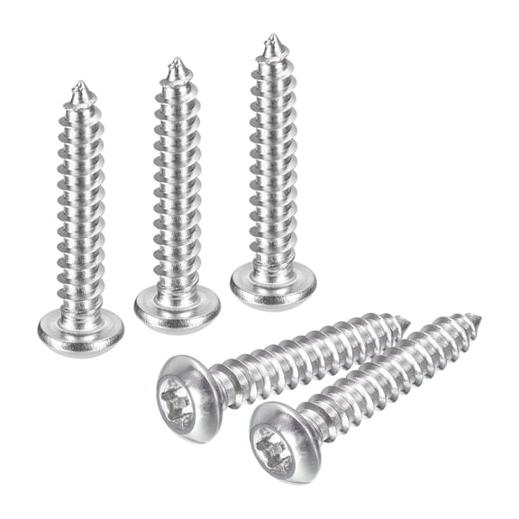 #6 x 3/4" Torx Security Screws, 20Pack Button Head, Self Tapping Screws, 304 Stainless Steel Anti-Theft Screws