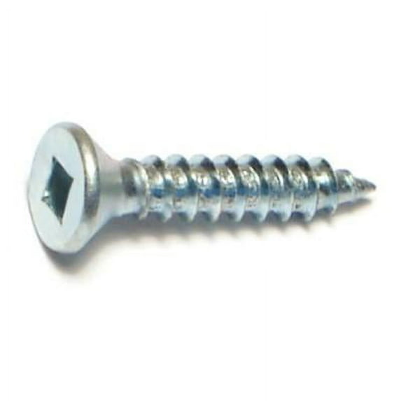 #6 x 3/4" Zinc Square Drive Flat Head Sheet Metal Screws SMSFLS-065 (115 pcs.)