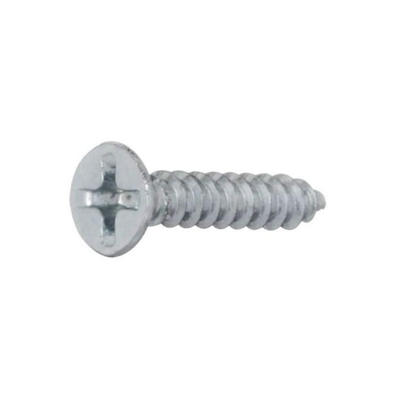#6 x 3/4 in. Phillips Flat Head Zinc Plated Wood Screw (100-Pack)