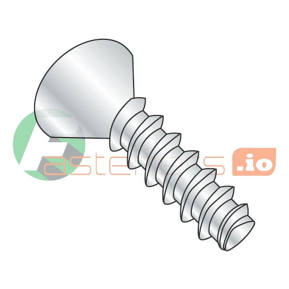 #6 x 3/8" Thread Forming Screws 48-2 Trilobe / Phillips / Flat Head / Steel / Zinc (Quantity: 10,000 pcs)
