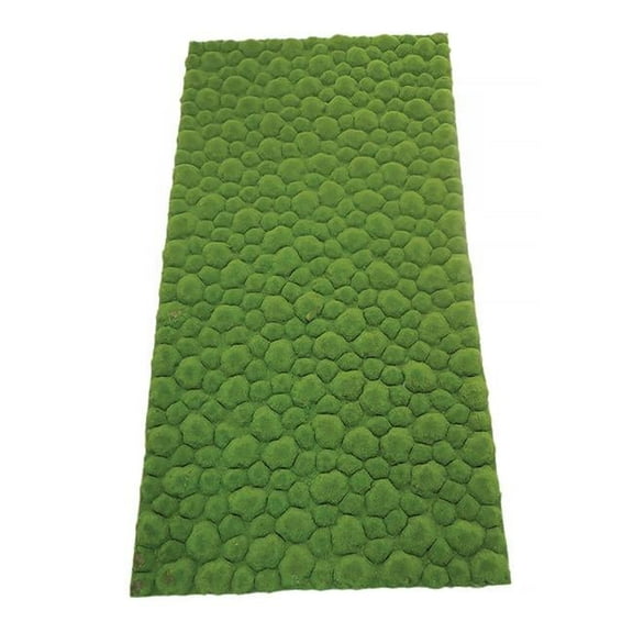 6 x 3 ft. Foam Moss Rock Mat, Green