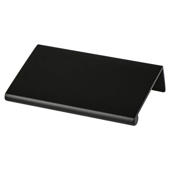 6 x 3 in. Bravo Finger Pull with Long Satin Black