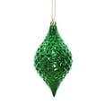thumbnail image 1 of 6 x 3 in. Green Shiny Diamond Drop Ornament - Green - 6.3in. H x 3in. W x 3in. L, 1 of 1