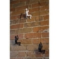 thumbnail image 1 of 6 x 3 x 3 in. Unique Climbing Man Wall Art in White, 1 of 1