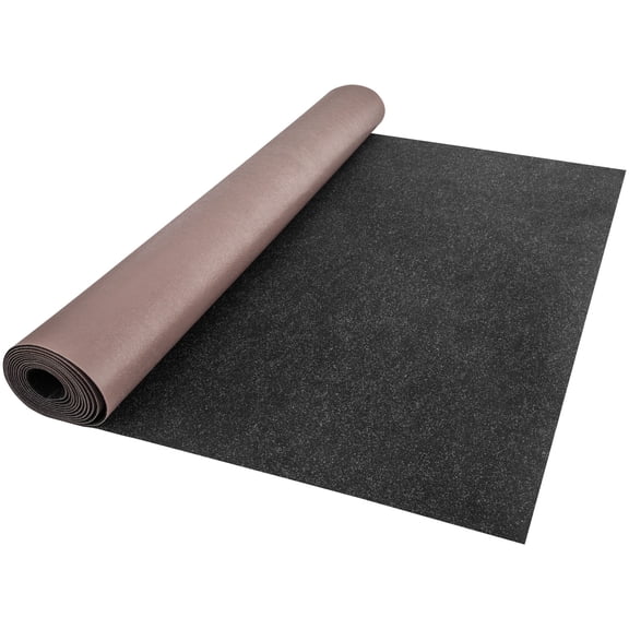 6 x 30 ft Charcoal Black Marine Carpet, Marine Grade Boat Carpeting with Waterproof TPR Backing, Non-Slide Indoor Outdoor Waterproof Carpet Roll for Patio Porch Deck