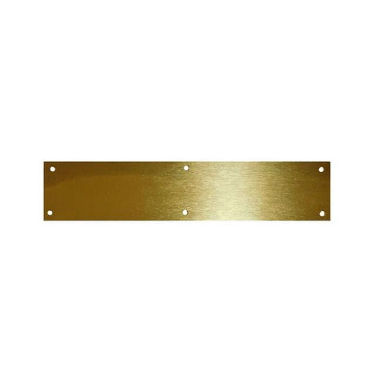 6 x 30 in. Kick Plate Brass Tone, Alumninum