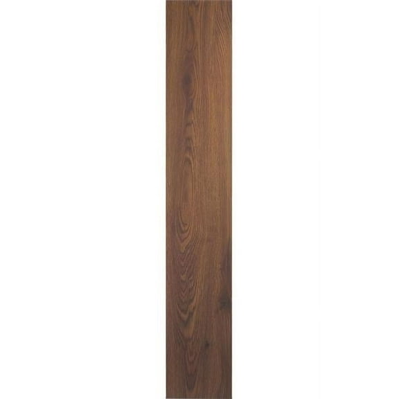 6 x 36 in. Nexus Walnut Self Adhesive Vinyl Floor Planks - 10 Planks by 15 sq. ft.