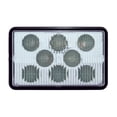 thumbnail image 1 of 6" x 4" Eight High Power LED Headlight - Low Beam Only, 1 of 3