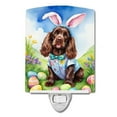 thumbnail image 1 of 6 x 4 in. Cocker Spaniel Easter Egg Hunt Ceramic Night Light, 1 of 1