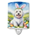 thumbnail image 1 of 6 x 4 in. Coton de Tulear Easter Egg Hunt Ceramic Night Light, 1 of 1