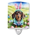 thumbnail image 1 of 6 x 4 in. Dachshund Easter Egg Hunt Ceramic Night Light, 1 of 1