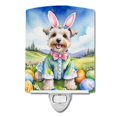 thumbnail image 1 of 6 x 4 in. Dandie Dinmont Terrier Easter Egg Hunt Ceramic Night Light, 1 of 1