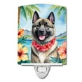 thumbnail image 1 of 6 x 4 in. Norwegian Elkhound Luau Ceramic Night Light, 1 of 1