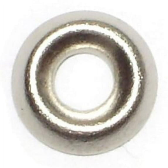 #6 x 5/32" x 15/32" Nickel Plated Steel Finishing Washers FNWSR-117